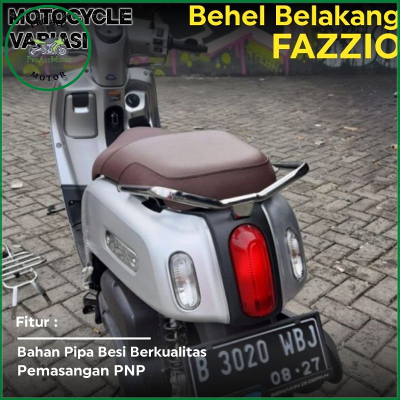 Behel Belakang Fazzio Behel Fazzio Model Vespa Premium Behel Besi Fazzio (bisa cod)