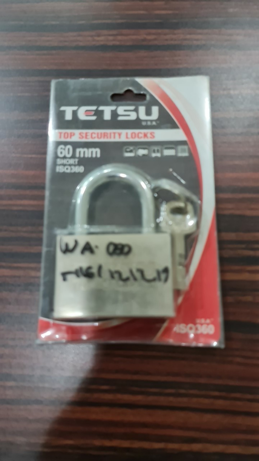 Kunci Gembok Baja 60 Mm Tetsu Usa Security Padlock 60mm Pagar Rumah Gerbang Ruko