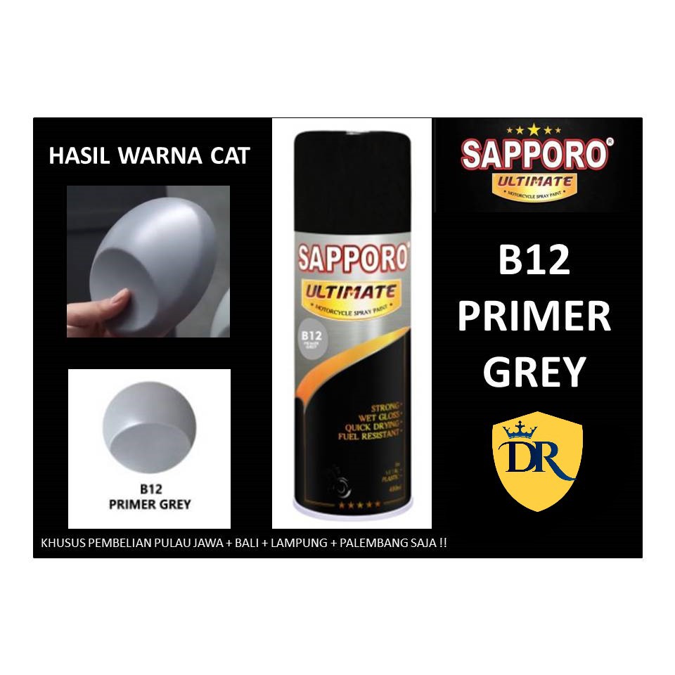 Sapporo Ultimate B12 Primer Grey / Sapporo Spray / Epoxy / Poxy