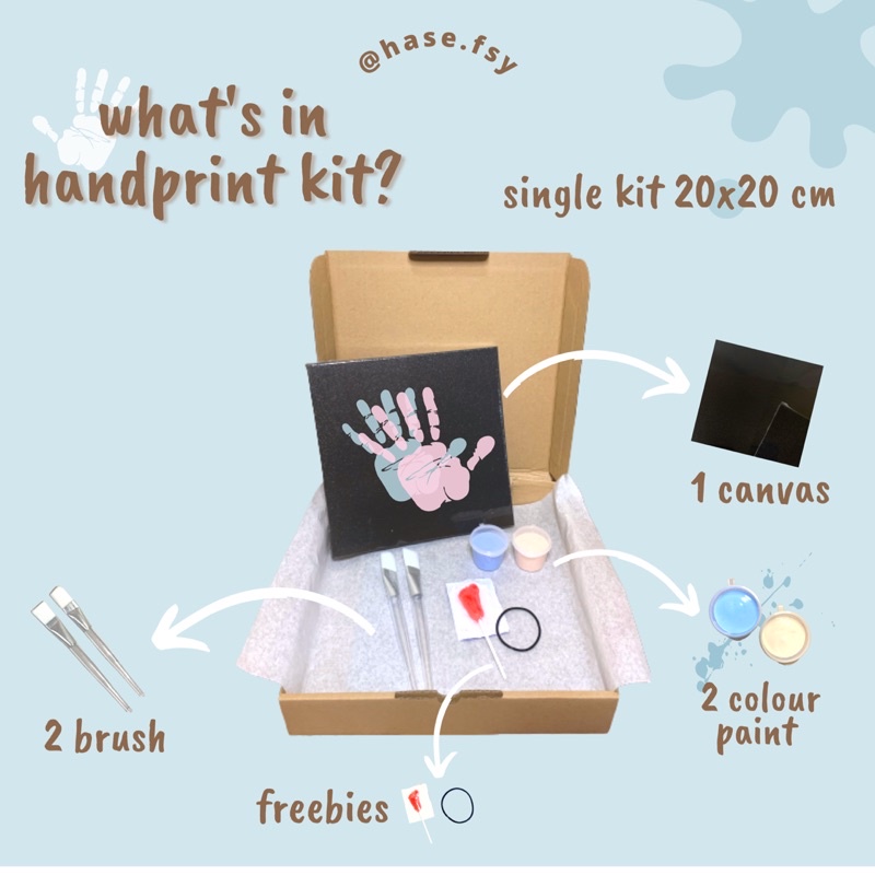 

Handprint Kit by Hase.fsy. [Single Kit 20x20cm]