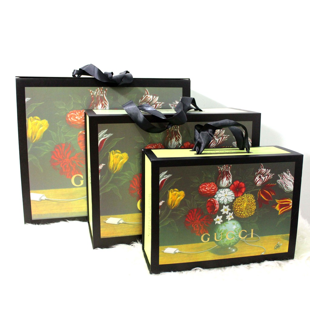 

set gucci box tas branded isi 3 ukuran lengkap
