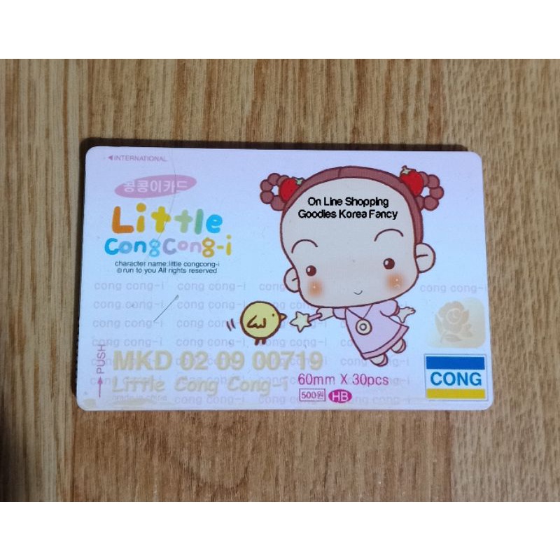 

Isi Pencil Mekanik 0.5mm HB 60mmx30 pcs Model Kartu Kredit