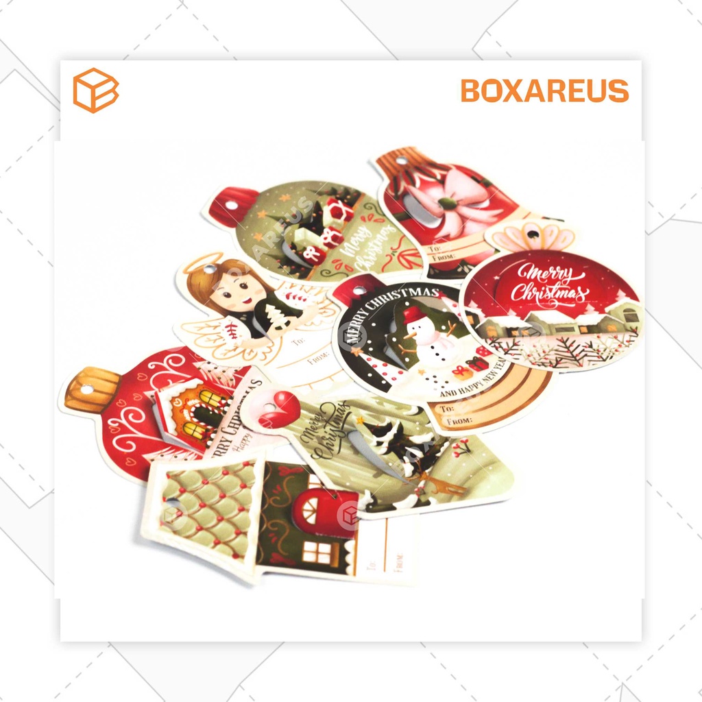 Hang Tag Natal Gantungan Christmas Hangtag Hiasan Parsel | HTK SC2