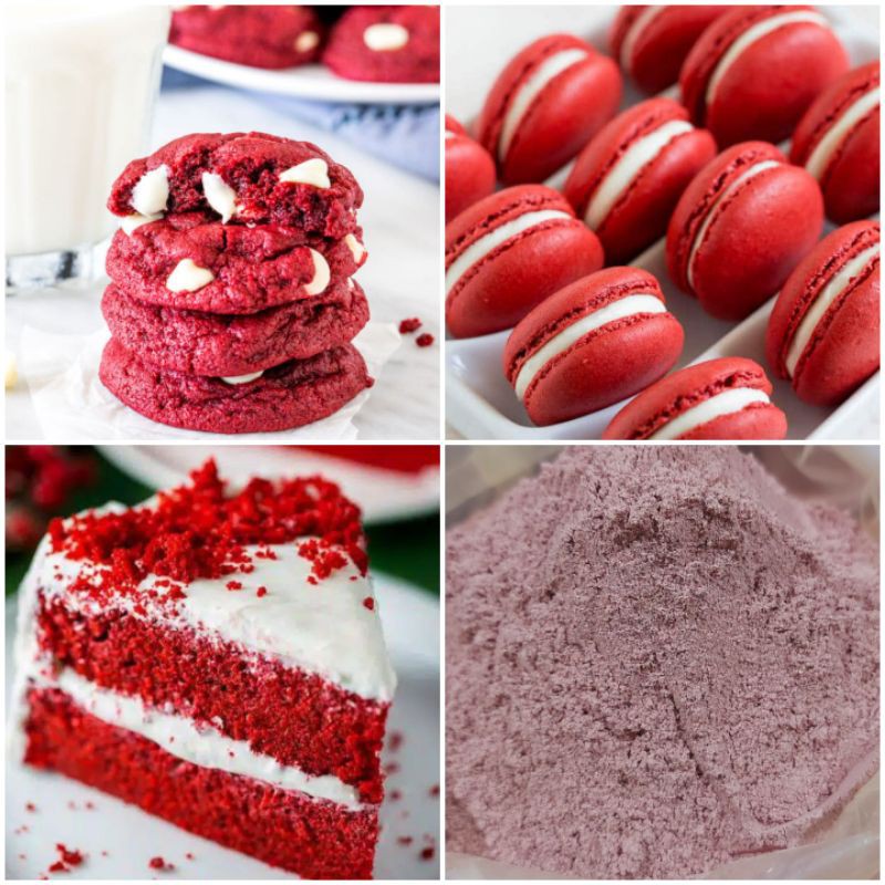 

BUBUK RED VELVET - PURE RED VELVET POWDER 150 GR UNTUK KUE & MINUMAN