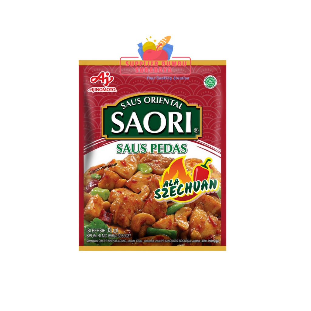 Saori Saus Oriental Sachet Tiram Teriyaki Lada Hitam Mentega Asam Manis Pedas Szechuan