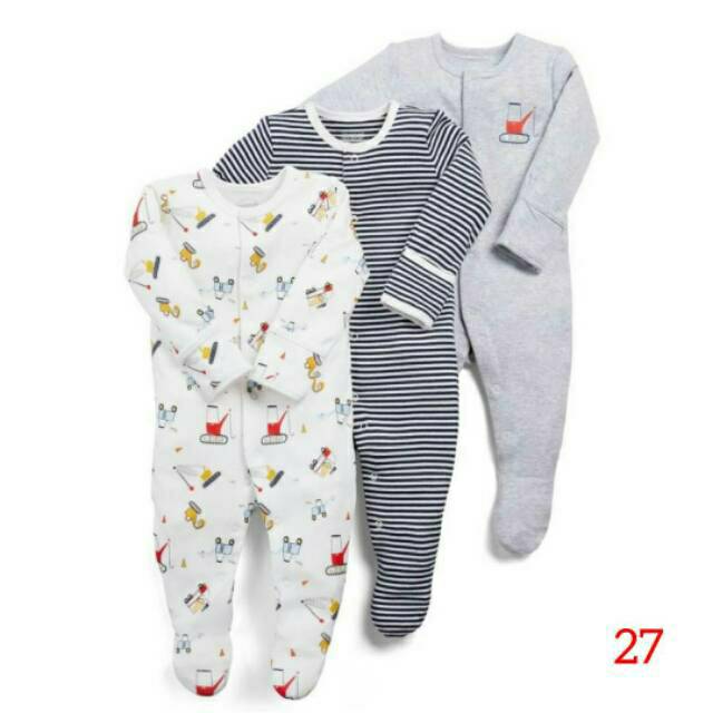 Sleepsuit Mamas Papas/ Baju tidur bayi Premium/ Mamas and Papas