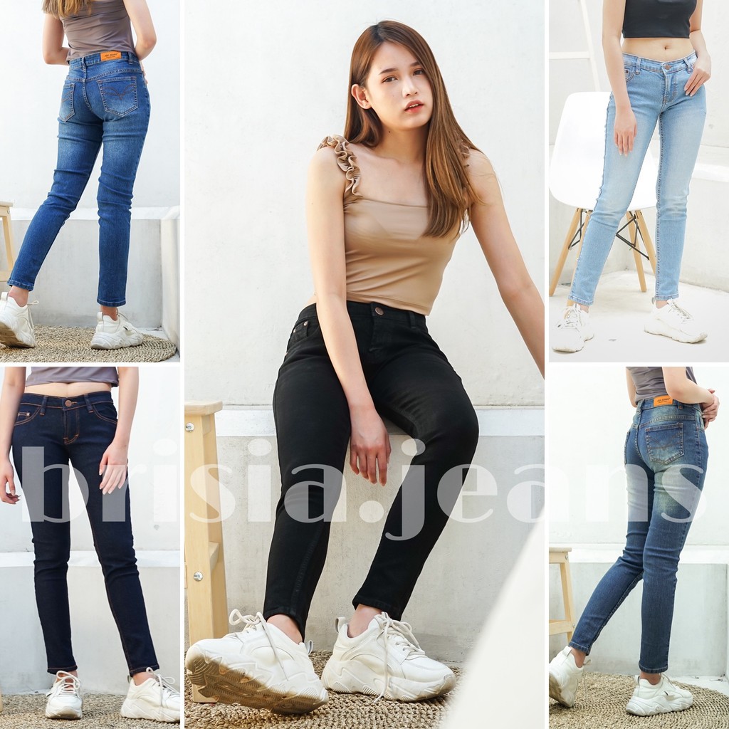 [SIZE 27-42] TIFFANY Skinny Jeans - 2 Colour / Celana Jeans Bigsize