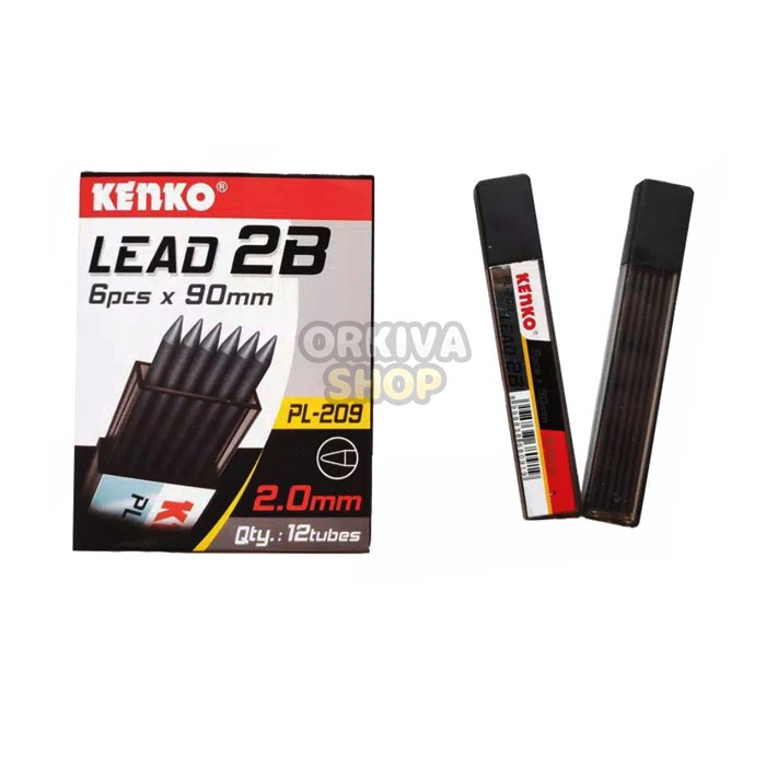 

Pencil Lead / Isi Pensil Mechanic Kenko 6P PL-209 2MM