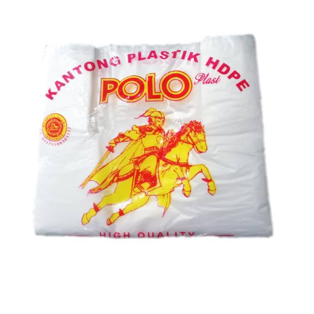 Kantong Plastik HDPE Bening Polo Ukuran 15 & 24 1 Bungkus