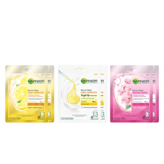 Garnier Serum Mask Bright Up + Light Complete + Sakura