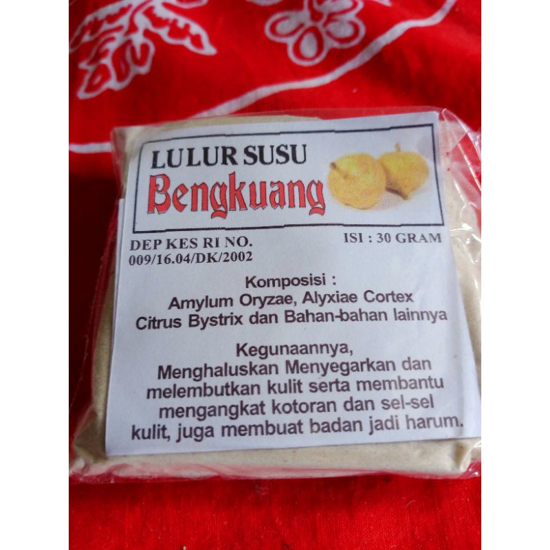 LULUR BENGKUANG 1 PACK ISI 16 PCS