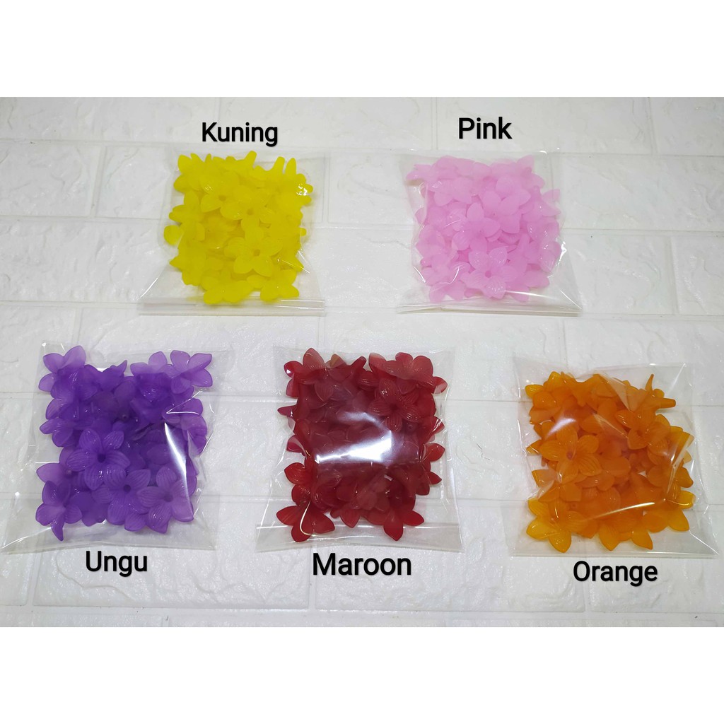 (100 gram ) DIY Mote Kuncup Doff Melati Beli 3 gratis 1 - Bahan Aksesoris