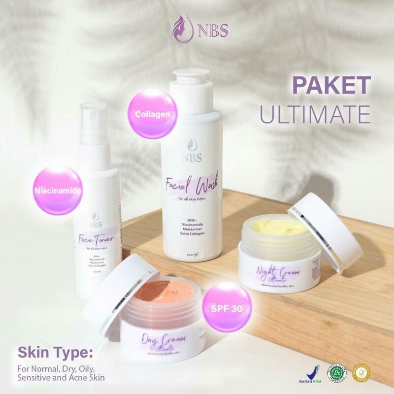 [ PROMO ] NBS Ultimate Skincare Cream Pemutih Wajah