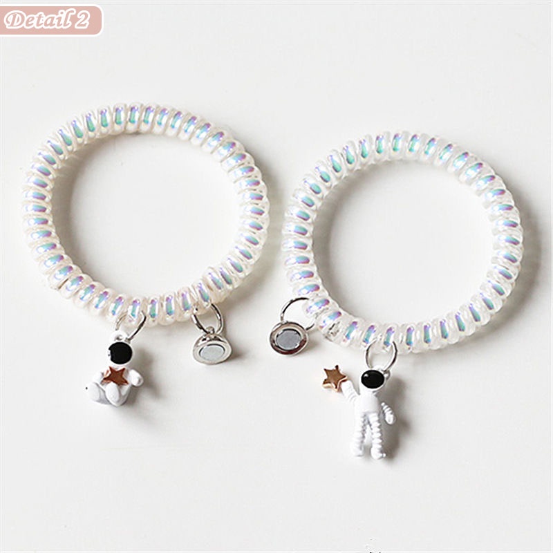 TERBARU COD Gelang Couple Karet Spiral Dengan Magnet Aksesoris Karakter Kartun GLG16 COD R2a