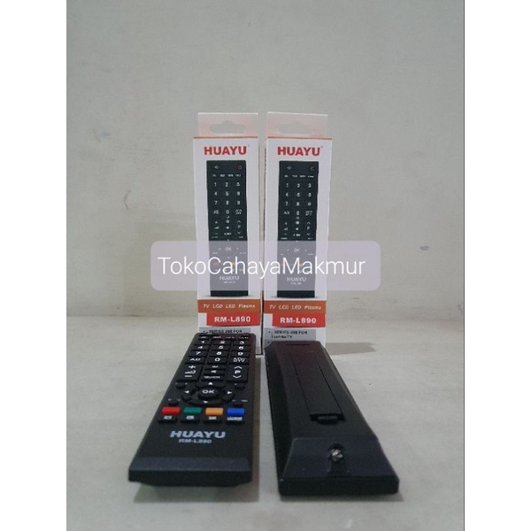 Remot Remote TV Toshiba RM-L890 LED/LCD Original Tanpa Program