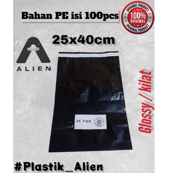 

Plastik polymailer PE 25x40 isi ( 100pcs ) Glossy Plastik Packing
