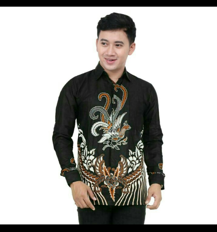 Kemeja Batik Pria Motif Ayam Ketawa