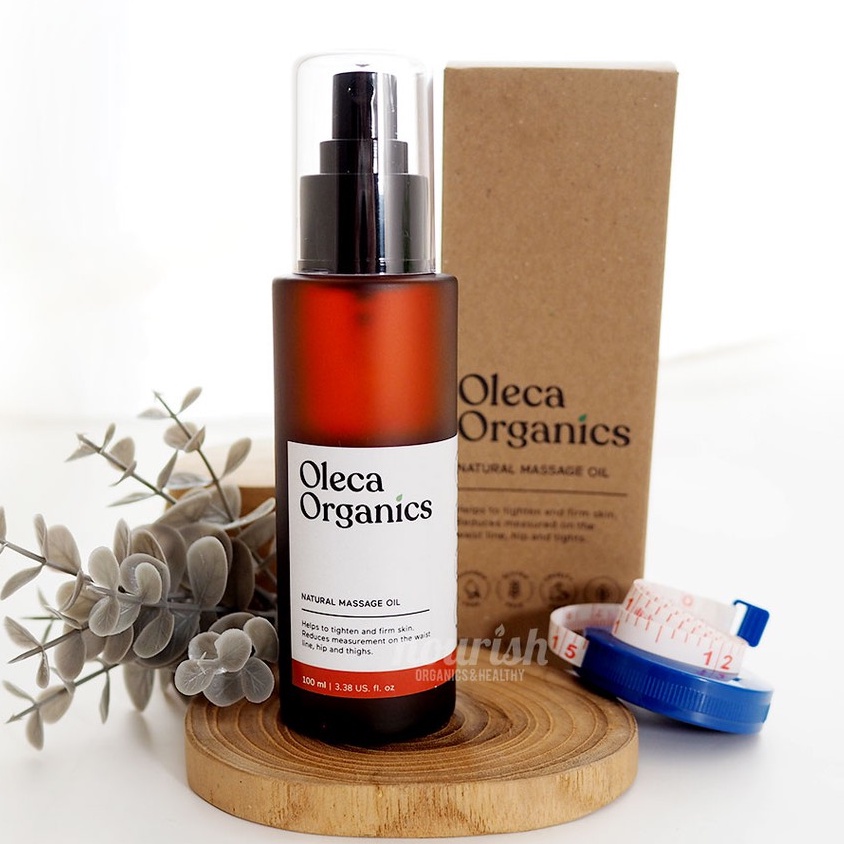 Oleca Organics 100ml Natural Slimming Oil - Minyak Pijat Pelangsing