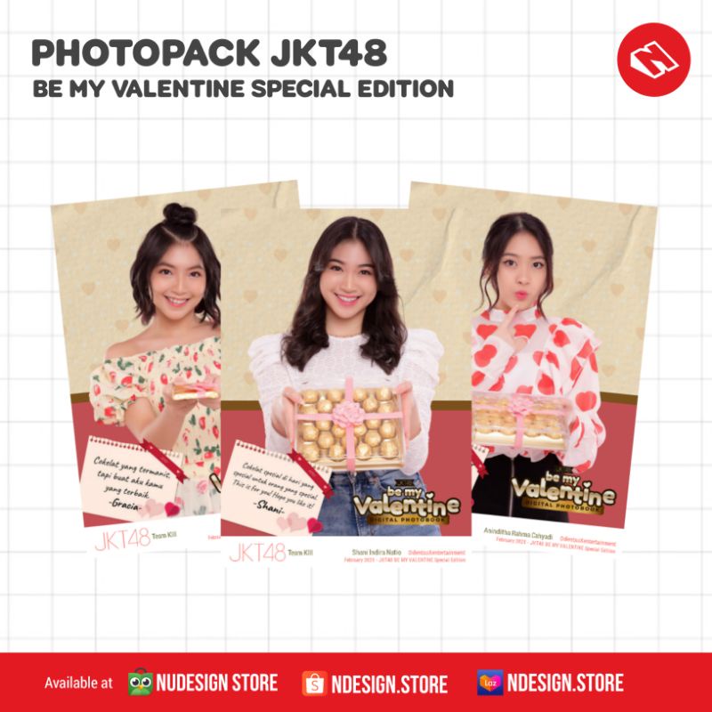 NDESIGN - JKT48 BE MY VALENTINE SPECIAL EDITION PHOTOPACK