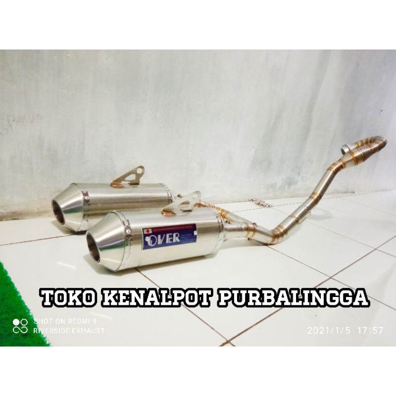 knalpot racing CRF 150L KLX Dtracker wr155 knalpot over racing knalpot over japan knalpot over crf k