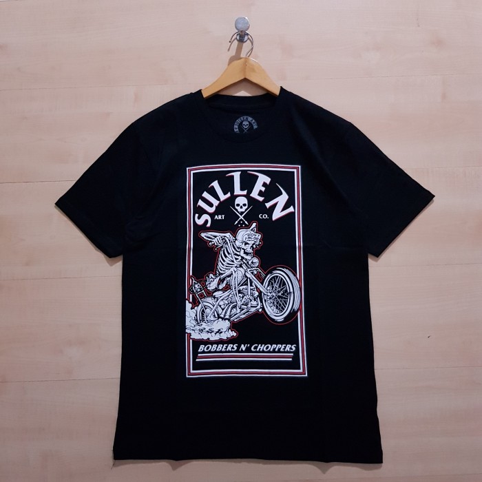 KAOS T SHIRT SULLEN ART BOOBERS AND CHOPPERS TEE BLACK - M