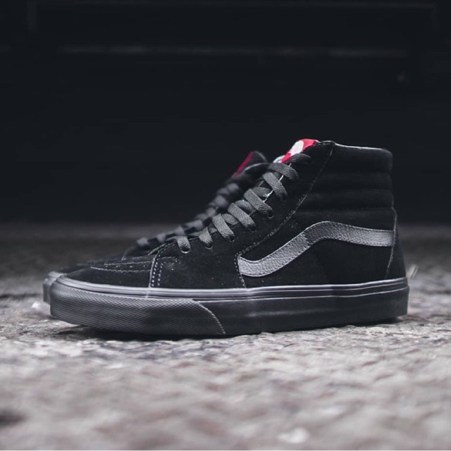 V4NS SK8-HI BLACK/BLACK SUEDE CLASSIC ORIGINAL 100%