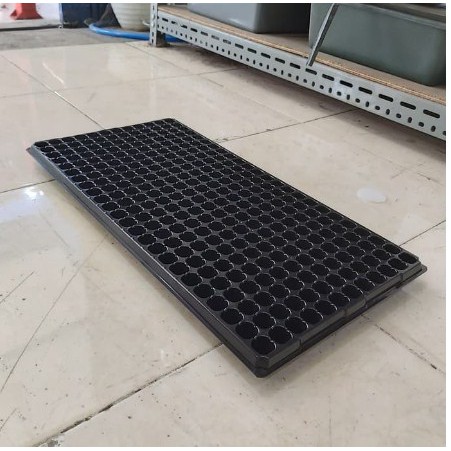 [Paket 10 Biji] Tray Semai 288 Lubang Pot Tray Penyemaian Semai Bibit Tanaman Hidroponik Hydroponik