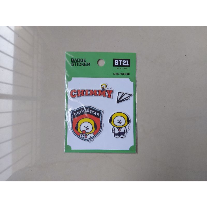 

BT21 Official Badge Sticker (Chimmy)