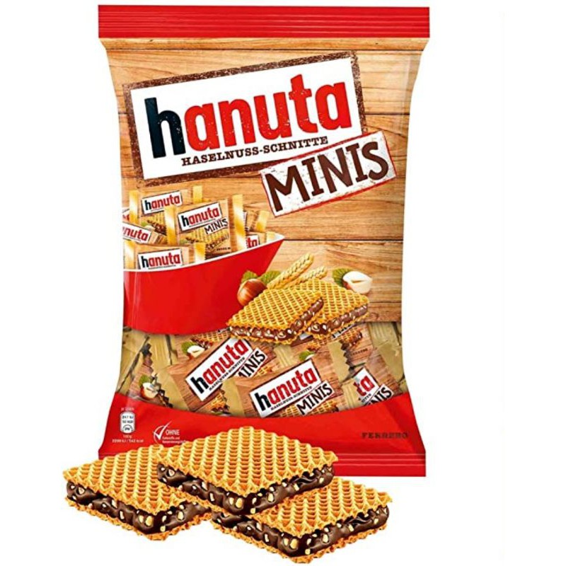 

Ferrero Hanuta Minis 200gr/Mini Wafer/Import