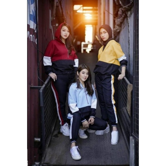 Real Pict Baju Setelan Stelan Set Baju Pakaian Sweater Switer Sweter Sweeter Hoodie Hoddie Hodie Spo