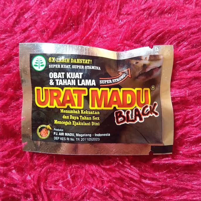 Urat Madu Black Original Kapsul Pria Obat Herbal Jamu Kuat Tahan Lama Indonesia