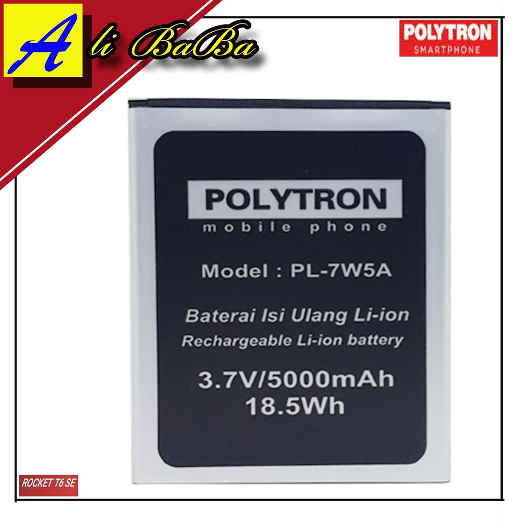 Baterai Handphone Polytron Rocket T6 Se 4g Lte R2509 Pl 7w5a Double Power Polytron R2509 Batre Hp Shopee Indonesia