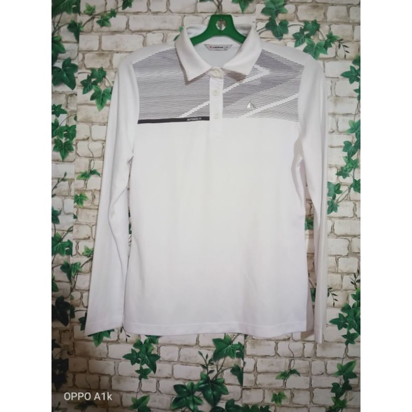 Kaos Lengan panjang  salur atas cewe harian oryginal