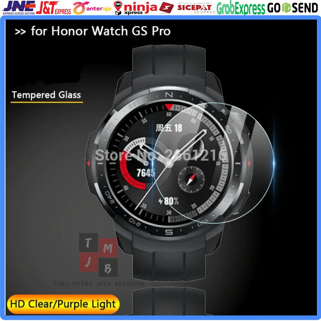 ANTI GORES TEMPERED GLASS HONOR GS PRO SMARTWATCH AKSESORIS PELINDUNG LAYAR