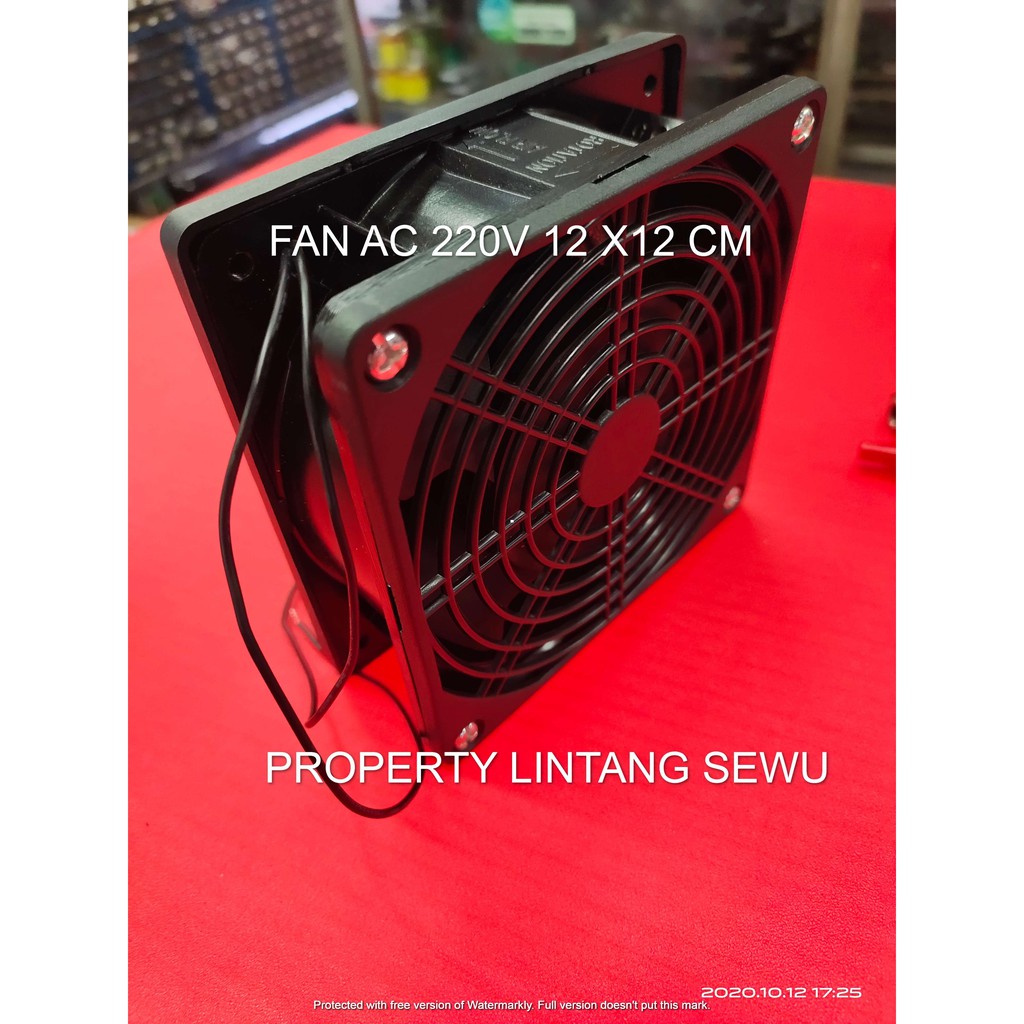 fan kipas blower ac 220 volt 12cm x 12cm  ac 220v 12x12 cm