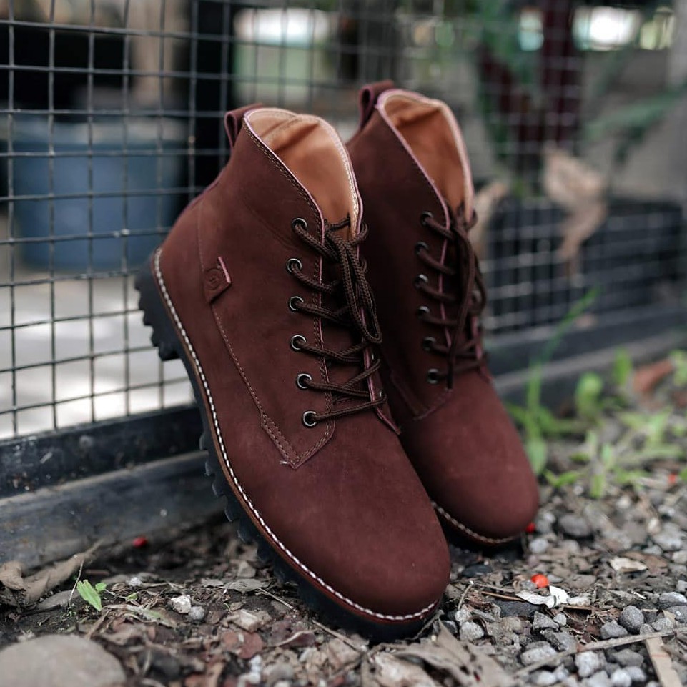 ICON |MNM x Zapato| KULIT ASLI PREMIUM Sepatu Boots Pria Vintage Shoes