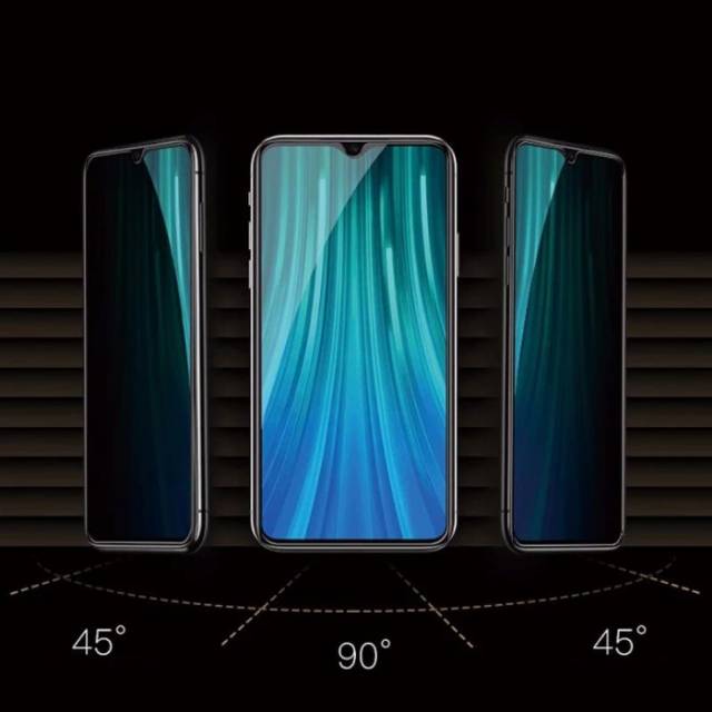 Tempered Glass Anti Spy OPPO RENO 3 Full Layar-TG Anti Gores Spy Oppo Reno 3 Screen Privacy Premium