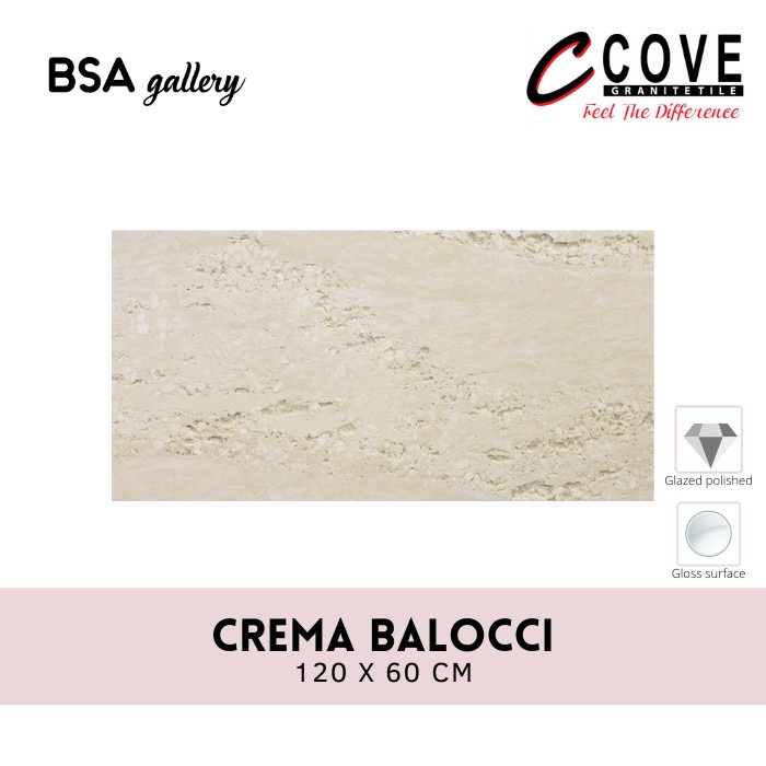 GRANIT COVE 120X60 CREMA BALLOCI / GRANITE TILE 60X120 GLOSSY