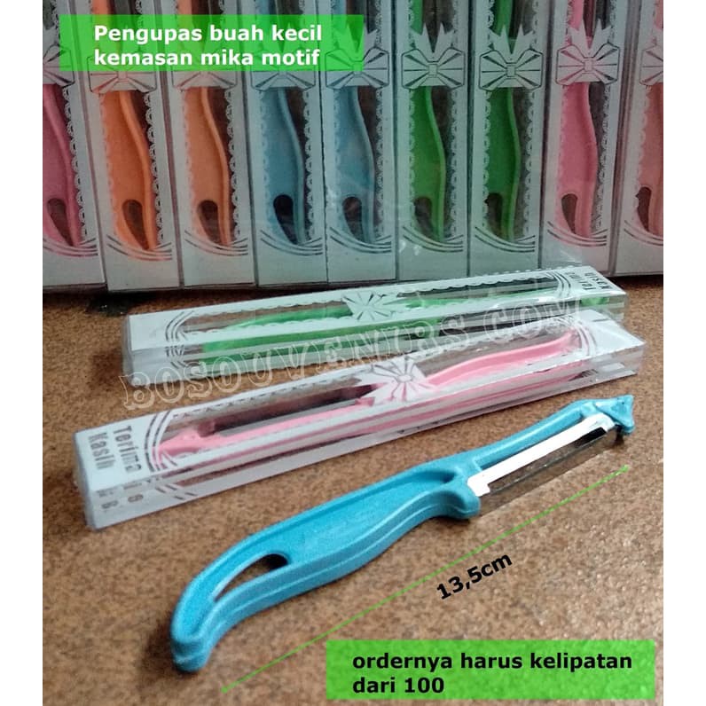 souvenir pernikahan pengupas buah mika motif Shopee souvenir pernikahan pengupas buah mika motif Shopee