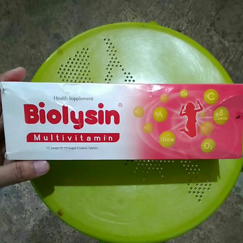 BIOLYSIN TABLET (Untuk Memperbaiki Nafsu Makan, Memulihkan Kondisi Setelah Sakit)