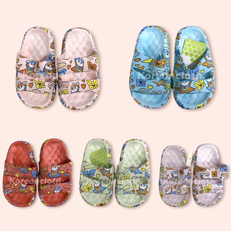 Balance 222-M20/sandal santai empuk anak wanita sandal karet karakter kelinci terbaru ori produk impor