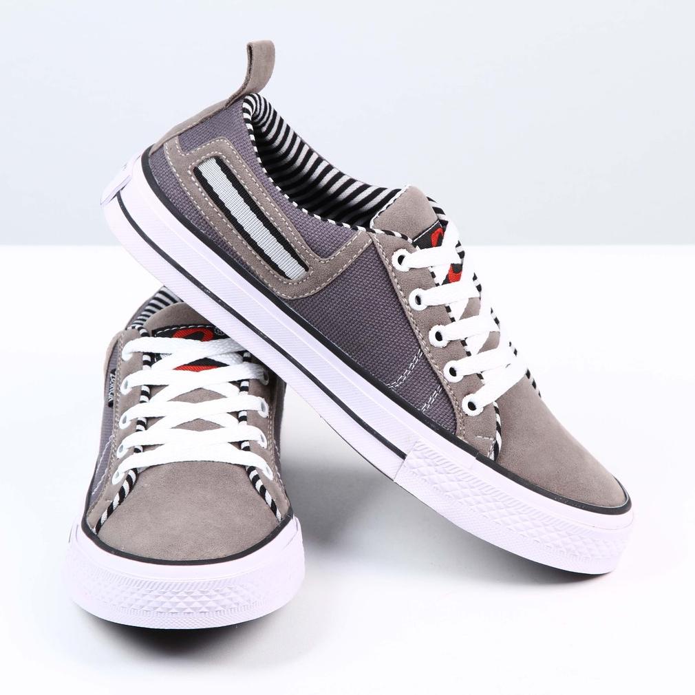 Zeintin - Sepatu Kets Pria Original Zeintin Ir - Abu-Abu | Fashion Pria/Sepatu Sneakers Pria Origina