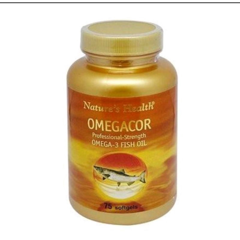 Natures health omegacor @75 sofgels