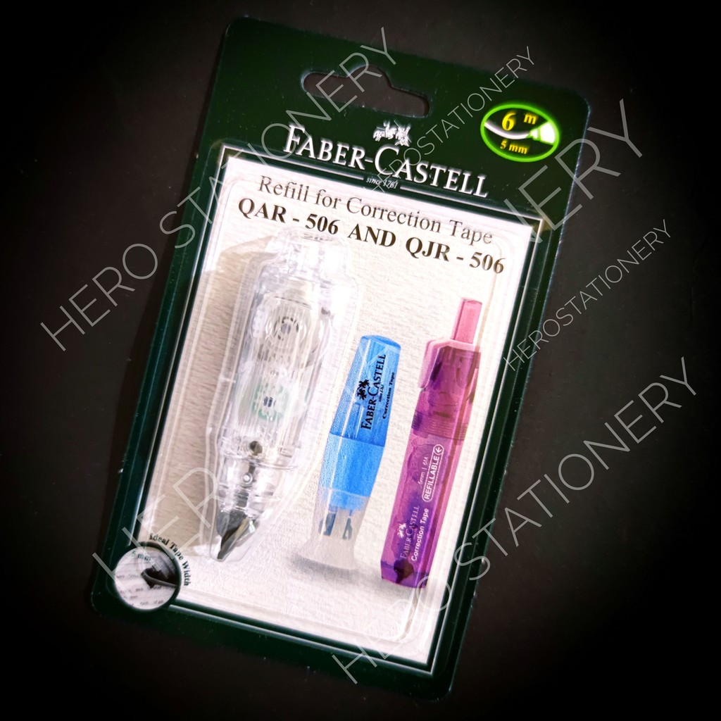 

Refill correction tape faber-castell QJR-506 . QAR-506 . QBR-506 . QDR-506