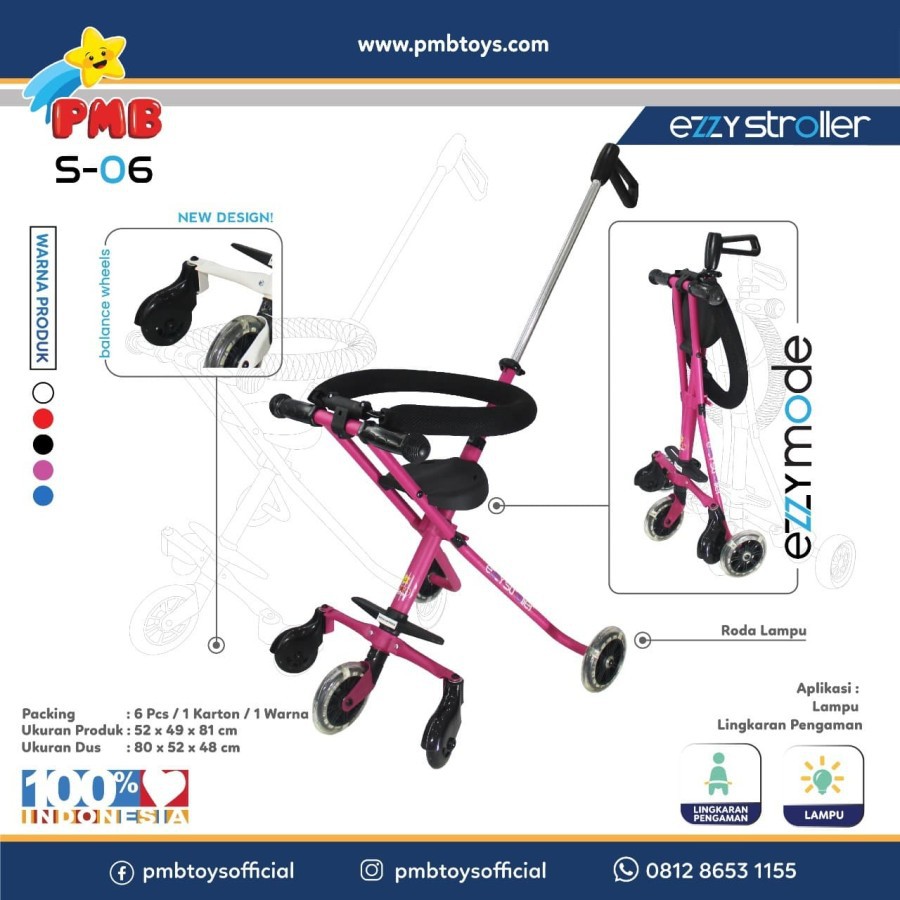 PMB Stroller S-06 / Stroller Anak