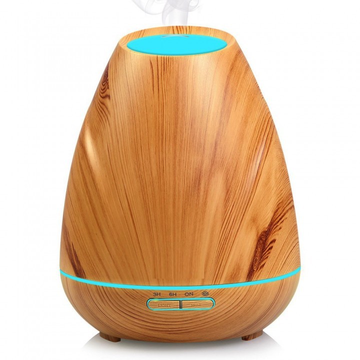 H37 Wooden Humidifier Aroma Diffuser Essential Oil 400ml