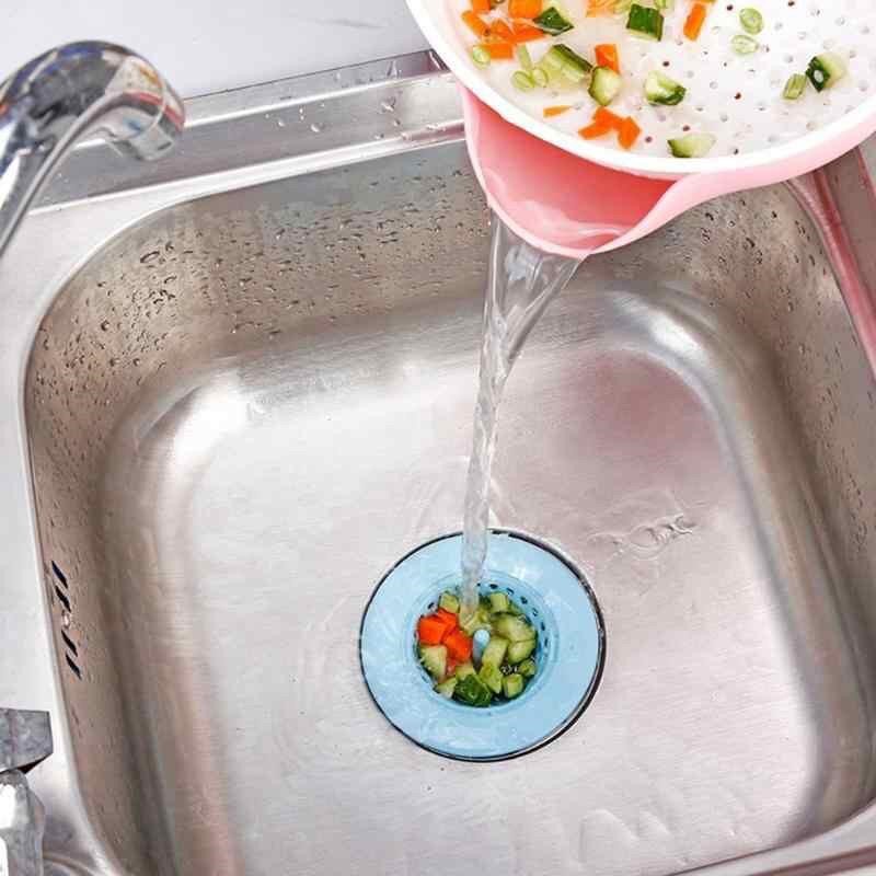 Saringan Wastafel Silikon Tutup Lubang Saluran Watafel Kitchen Sink