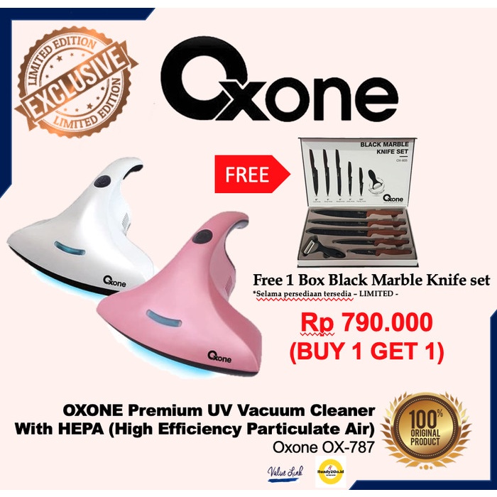 OXONE UV VACUUM CLEANER OX-787 HEPA PEMBERSIH KASUR DAN SOFA OX787