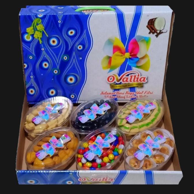

Paket 6 Toples Kue Kering Lebaran Ovallia Free Packing Buble