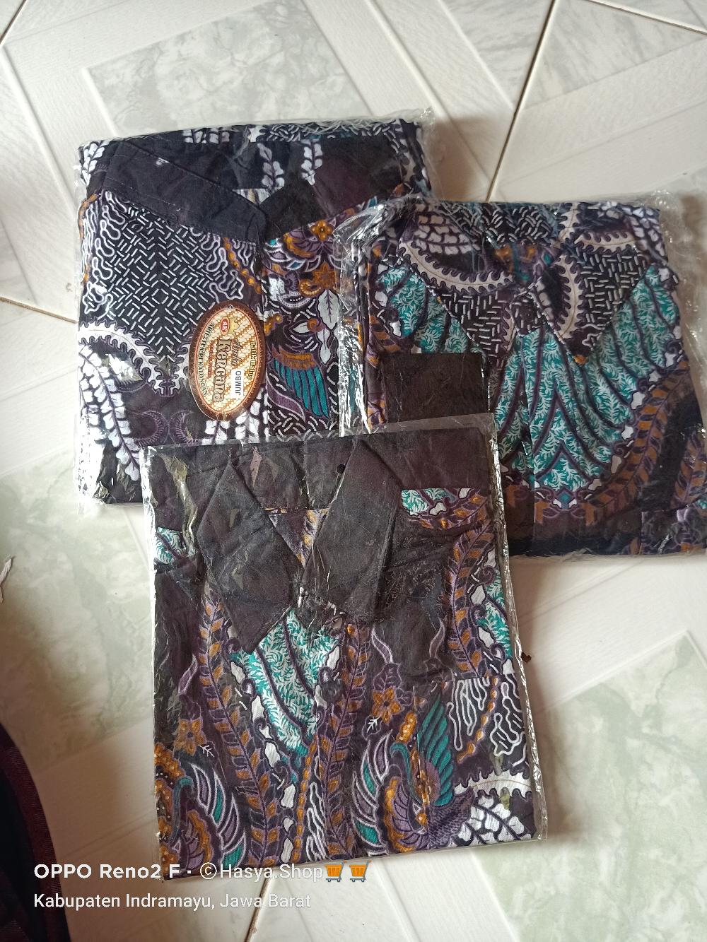 Batik Couple Keluarga Sania Ruffle Ori Ndoro Jowi Dnt Motif Madu